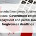 Canada Emergency Business Account: Government extends repayment and partial loan forgiveness deadlines